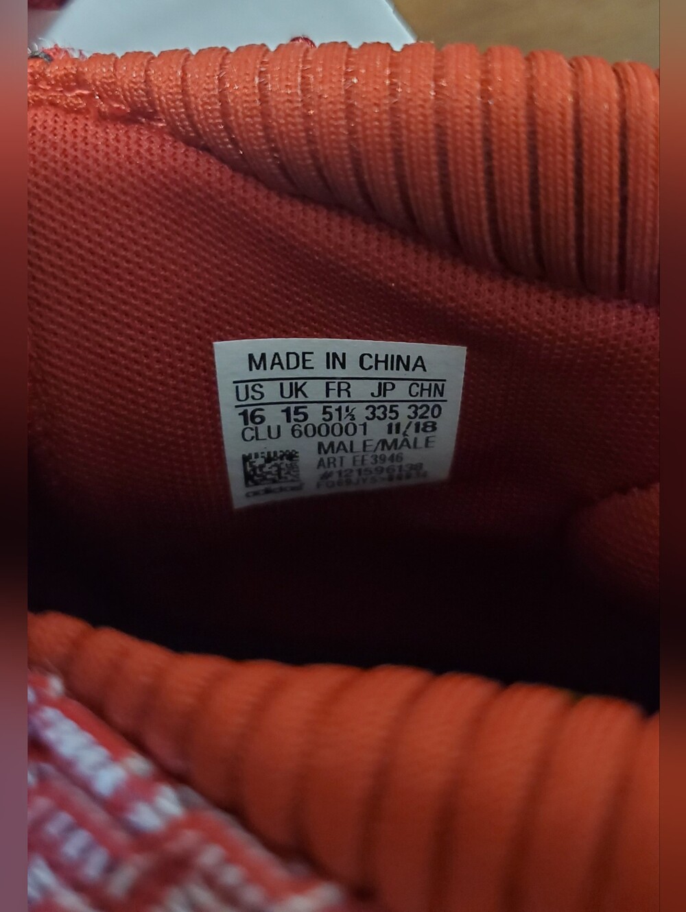 Adidas 11222 Brooklyn Basketball Sneaker Shoes Red & White EE3946 - Picture 7 of 7